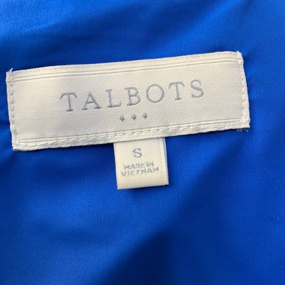 Talbots Royal Blue Quilted Puffer Vest Size Small - Picture 4 of 4